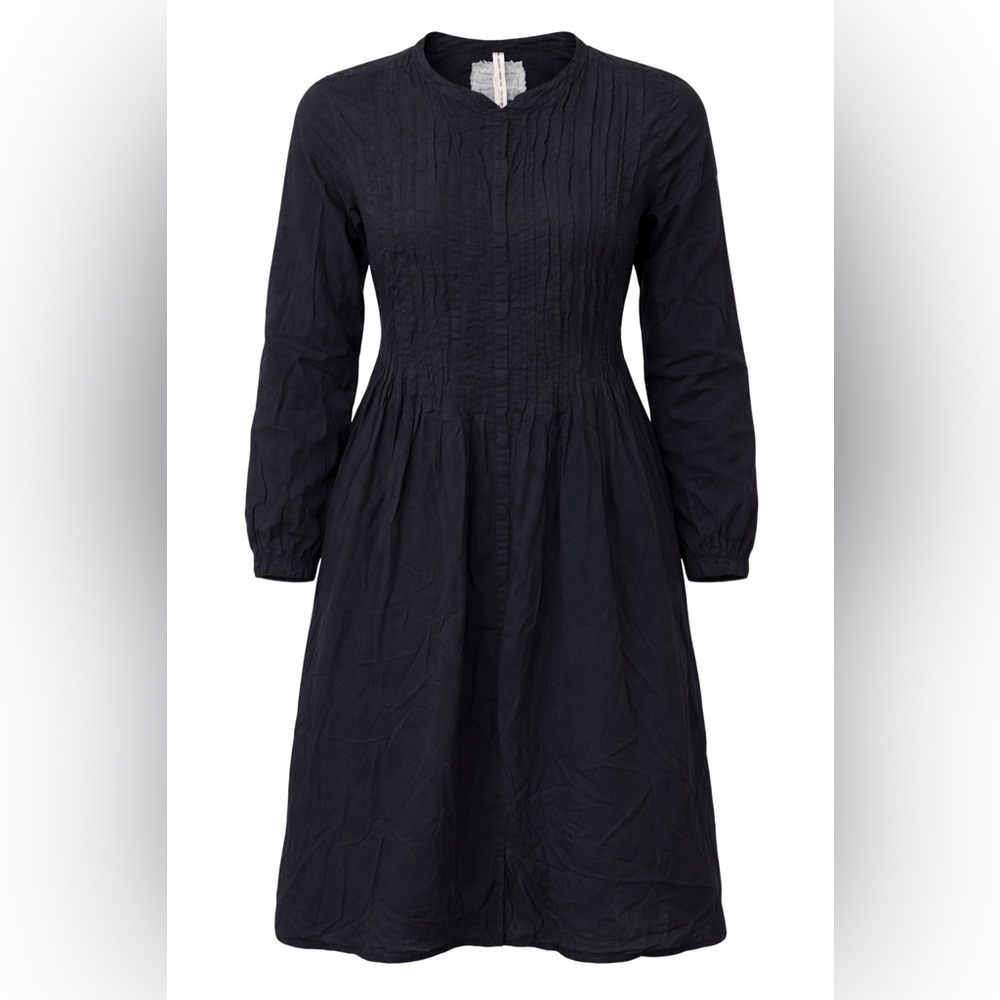 Johnny Was vintage dark grey/blue midi dress, small